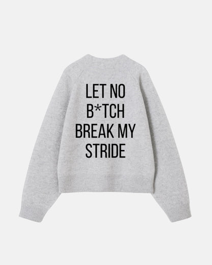 WORDLESS TRAVIS "B*TCH" KNIT FW24