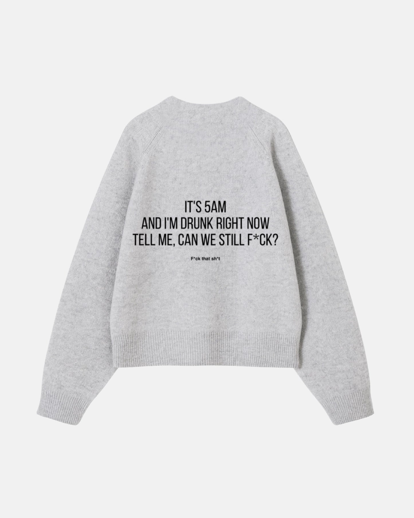 WORDLESS TRAVIS "5AM" KNIT FW24