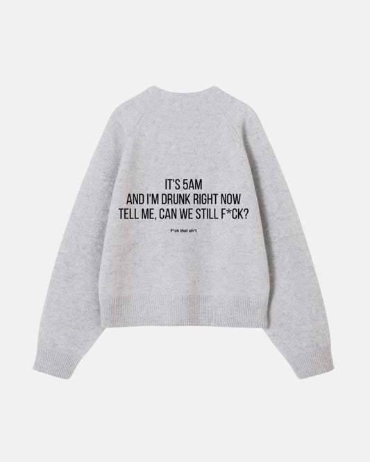 WORDLESS TRAVIS "5AM" KNIT FW24