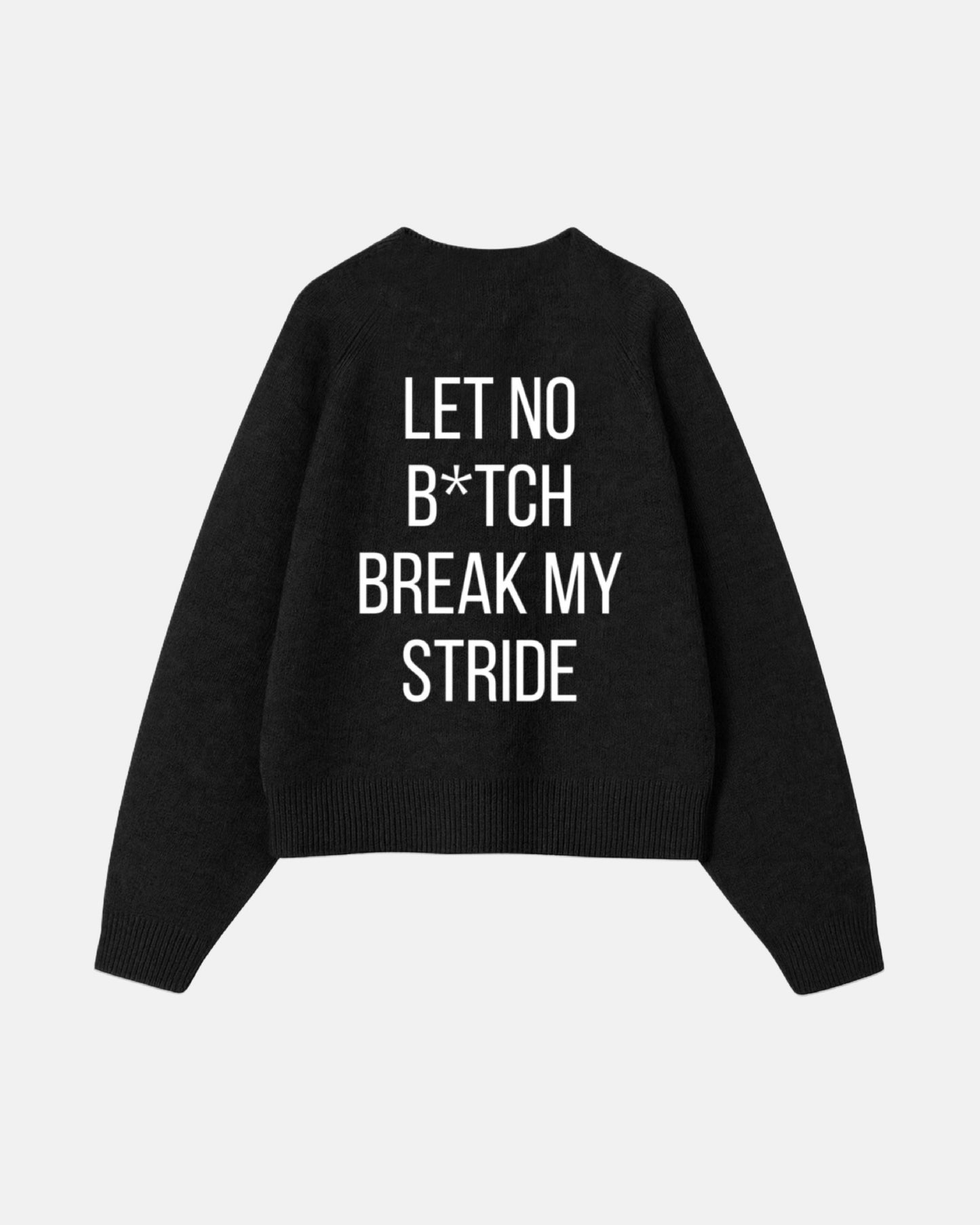 WORDLESS TRAVIS "B*TCH" KNIT FW24