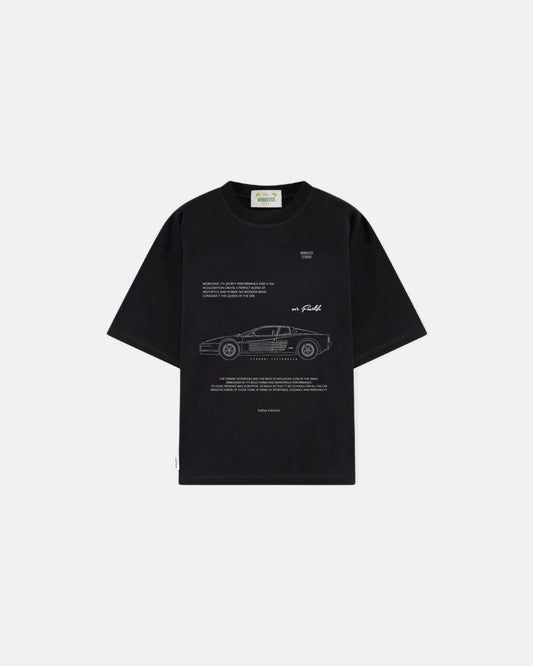 WORDLESS FASTLIFE BOXY TEE 300 SS25