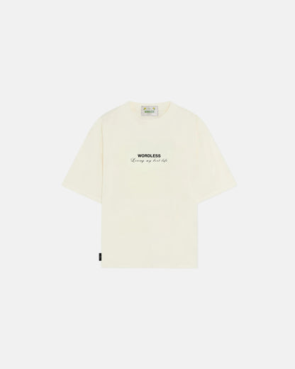 WORDLESS LIFE BOXY TEE 300 SS25