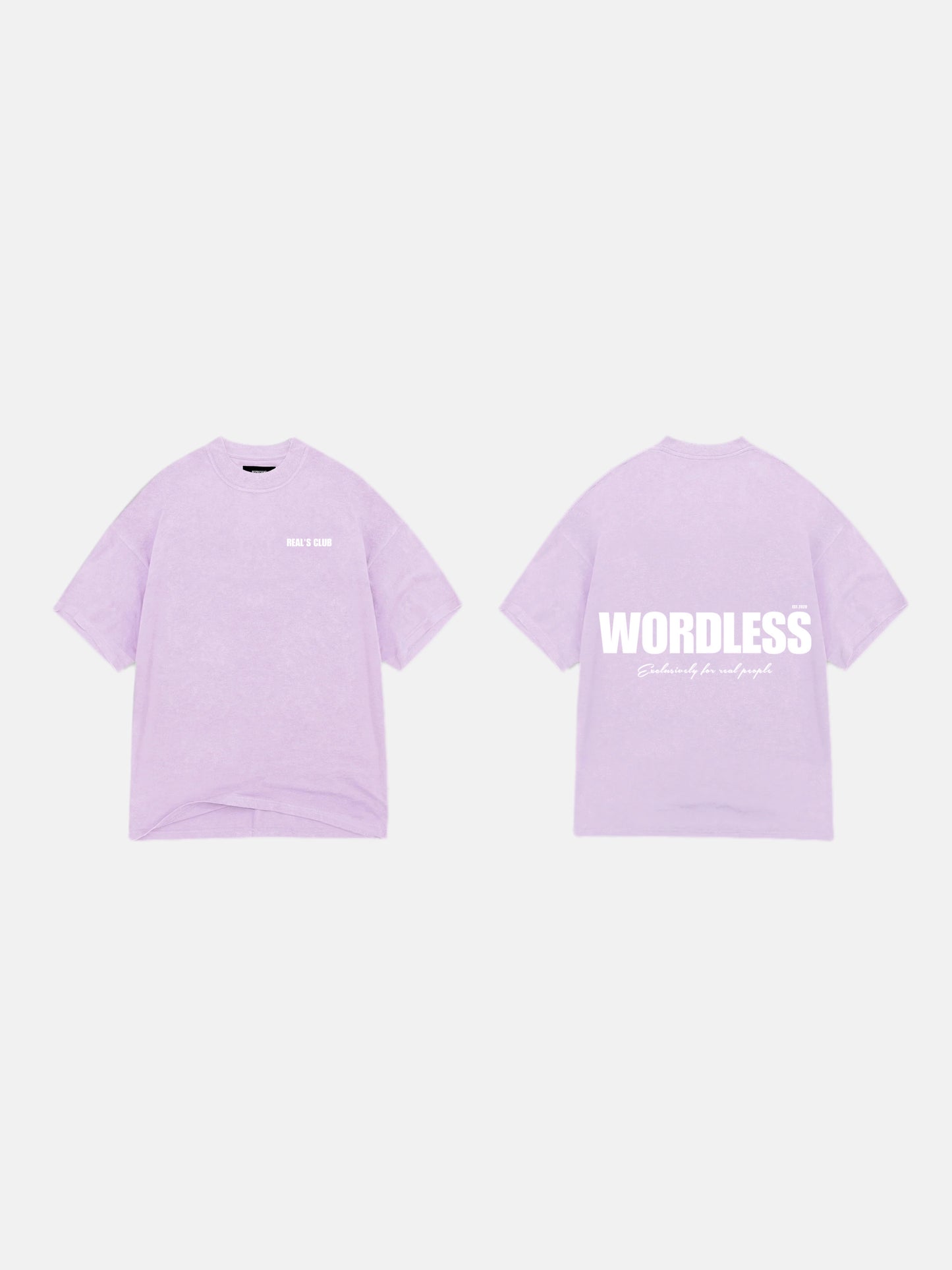 WORDLESS OVERSIZED TEE REAL’S CLUB