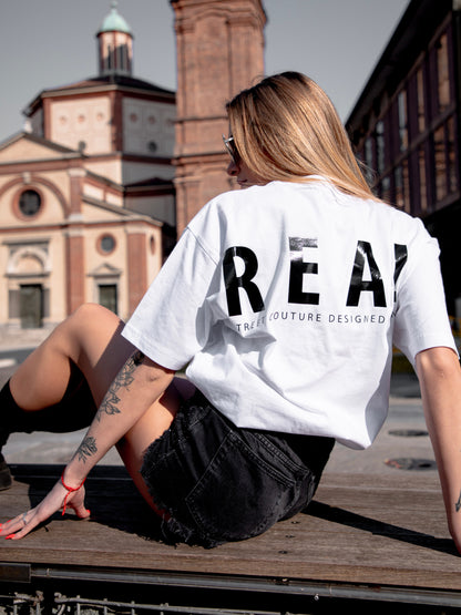 WORDLESS REAL OVERSIZED WHT